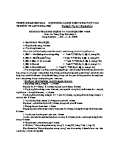 Đề kiểm tra học kì II Toán, Tiếng việt Lớp 3 - Năm học 2009-2010 - Trường Tiểu học Long Khánh B