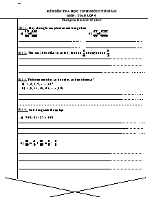 Đề kiểm tra học sinh giỏi cuối năm Toán, Tiếng việt Lớp 4 (Có đáp án)