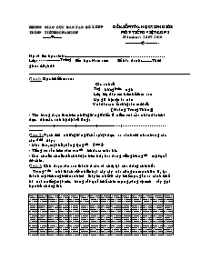 Đề kiểm tra học sinh giỏi Tiếng việt Lớp 3 - Năm học 2009-2010 - Trường Tiểu học Nam Sơn