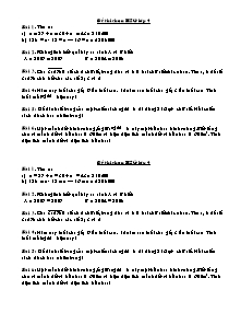 Đề thi chọn học sinh giỏi Toán Lớp 4 - Trường Tiểu học Liên Phong