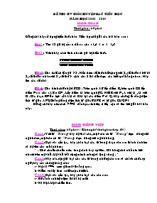 Đề thi giáo viên giỏi huyện Toán, Tiếng việt cấp Tiểu học - Năm học 2002-2003 - Phòng GD&ĐT Thạch Hà