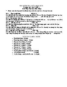 Đề thi giữa học kì II Đọc thành tiếng Lớp 3 - Năm học 2013-2014 - Trường Tiểu học Thành Tín