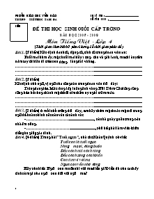 Đề thi học sinh giỏi cấp trường Toán Lớp 4 - Trường Tiểu học Tam Đa