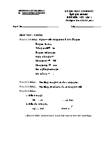 Đề thi học sinh giỏi Tiếng việt cấp Tiểu học - Năm học 2010-2011 - Trường Tiểu học Đỗ Động