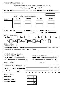 Đề thi học sinh giỏi Toán cấp Tiểu học - Năm học 2012-2013 - Trường Tiểu học Phong Khê