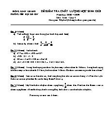Đề thi học sinh giỏi Toán Lớp 4 - Năm học 2008-2009 - Trường Tiểu học Gio Sơn