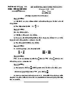 Đề thi học sinh giỏi Toán Lớp 4 - Năm học 2008-2009 - Trường Tiểu học Điệp Nông
