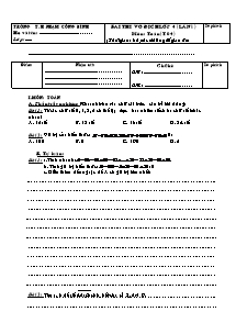 Đề thi học sinh giỏi Toán Lớp 4 - Trường Tiểu học Phạm Công Bình