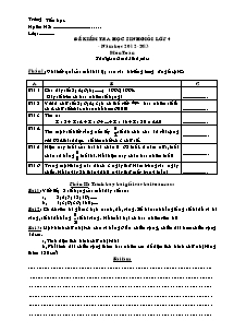 Đề thi học sinh giỏi Toán, Tiếng việt Lớp 4 - Năm học 2012-2013 - Trường Tiểu học Xuân Hưng