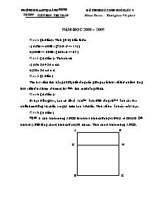 Đề thi học sinh giỏi Toán, Tiếng việt Lớp 4,5 - Năm học 2008-2009 - Phòng GD&ĐT Quảng Xương