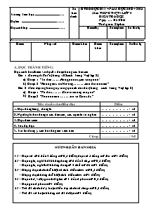 Đề và đáp án kiểm tra cuối học kì I Tiếng việt Lớp 4 - Năm học 2012-2013