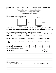 Đề và đáp án kiểm tra cuối học kì II Toán, Tiếng việt Lớp 4 - Năm học 2009-2010
