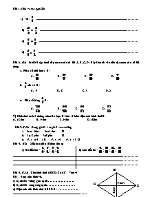 Đề và đáp án kiểm tra cuối năm môn Toán Khối 4