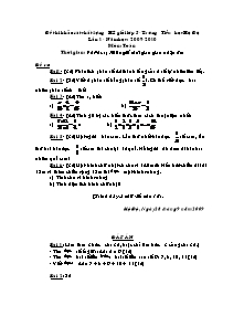 Đề và đáp án thi chọn học sinh giỏi Toán Lớp 5 - Năm học 2009-2010 - Trường Tiểu học Hộ Độ