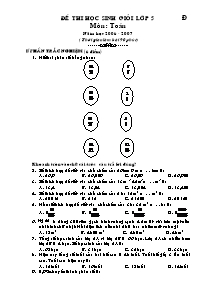 Đề và đáp án thi học sinh giỏi Toán Lớp 5 - Năm học 2006-2007 - Vũ Thị Lưu