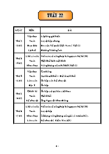 Giáo án Các môn Lớp 5 - Tuần 22