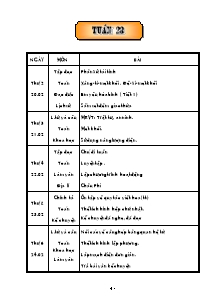 Giáo án Các môn Lớp 5 - Tuần 23