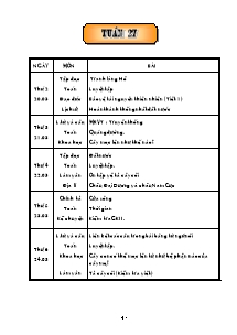 Giáo án Các môn Lớp 5 - Tuần 27