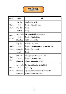 Giáo án Các môn Lớp 5 - Tuần 30