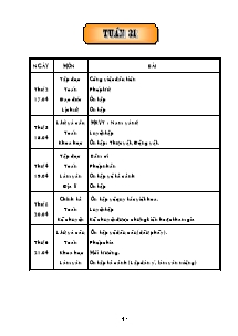 Giáo án Các môn Lớp 5 - Tuần 31