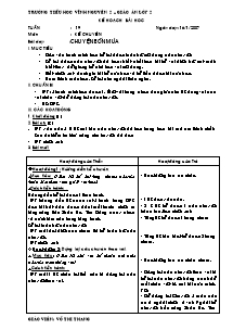 Giáo án Kể chuyện Lớp 2 - Học kì II - Năm học 2006-2007 - Võ Thị Thang