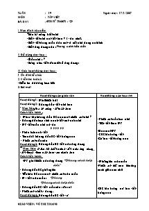 Giáo án Tập viết Lớp 2 - Học kì II - Năm học 2006-2007 - Võ Thị Thang