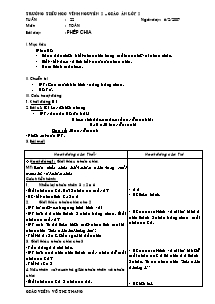 Giáo án Toán Lớp 2 - Tuần 22 - Năm học 2006-2007 - Võ Thị Thang