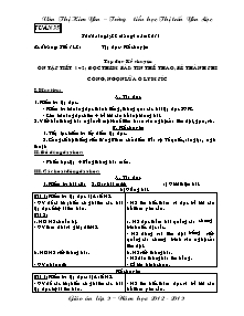 Giáo án Tổng hợp Lớp 3 - Tuần 35 - Năm học 2012-2013 - Văn Thị Kim Yên