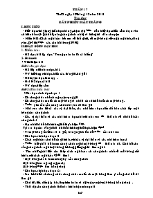 Giáo án Tổng hợp Lớp 4 - Tuần 17 - Năm học 2012-2013