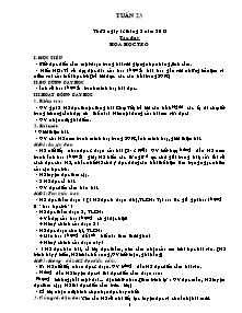 Giáo án Tổng hợp Lớp 4 - Tuần 23 - Năm học 2012-2013