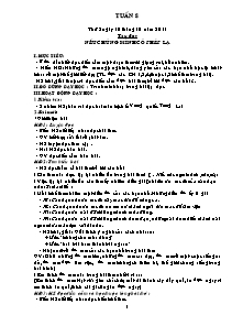 Giáo án Tổng hợp Lớp 4 - Tuần 8 - Năm học 2012-2013