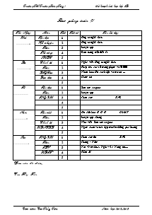 Kế hoạch bài học Tổng hợp Lớp 3 - Tuần 21+22 - Năm học 2012-2013 - Cao Thủy Tiên
