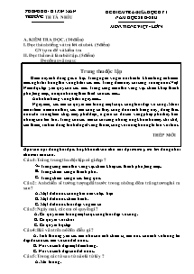 Đề kiểm tra giữa học kì I Tiếng việt Lớp 4 - Năm học 2012-2013 - Trường Tiểu học Tả Nhìu