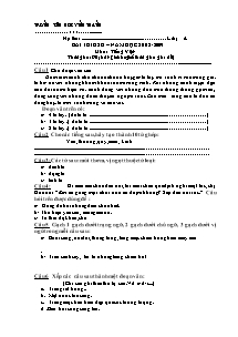 Đề thi học sinh giỏi Tiếng việt Lớp 4 - Năm học 2008-2009 - Trường Tiểu học Vĩnh Thành