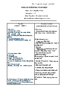 Giáo án Các môn Lớp 4 - Tuần 36 - Năm học 2011-2012 - Ngô Thị Cảnh