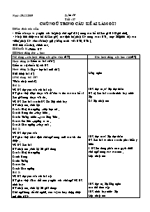 Giáo án Luyện từ và câu Lớp 4 - Học kì II - Năm học 2009-2010