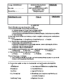 Đề kiểm tra học kì I Khoa học, Lịch sử và Địa lí Lớp 4 - Năm học 2011-2012 - Trường Tiểu học Sông Mây