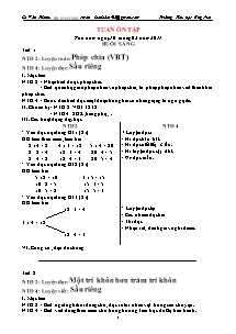 Giáo án ôn tập Tổng hợp Lớp 4 - Năm học 2010-2011 - Lò Văn Thàn