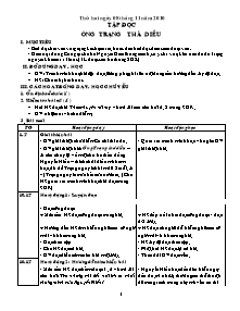 Giáo án Tổng hợp Khối 4 - Tuần 11+12 - Năm học 2010-2011