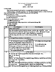 Giáo án Tổng hợp Khối 4 - Tuần 31+32 - Năm học 2010-2011