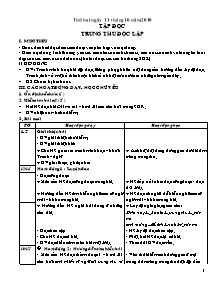 Giáo án Tổng hợp Khối 4 - Tuần 7+8 - Năm học 2010-2011