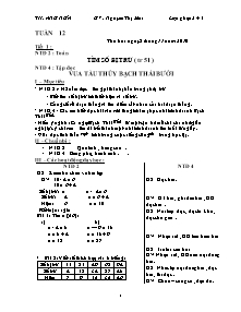 Giáo án Tổng hợp Lớp 4 - Tuần 12 - Năm học 2010-2011 - Trường Tiểu học Ẳng Nưa