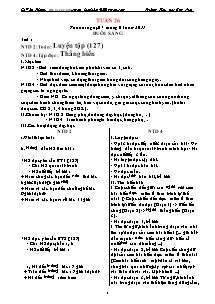 Giáo án Tổng hợp Lớp 4 - Tuần 26 đến 30 - Năm học 2010-2011 - Trường Tiểu học Ẳng Nưa