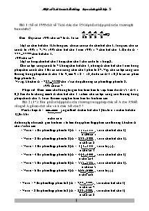 168 Bài toán bồi dưỡng học sinh giỏi Toán Lớp 5 (Có lời giải)