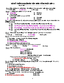 Bộ đề trắc nghiệm ôn tập môn Tiếng việt Lớp 5 (Có đáp án)