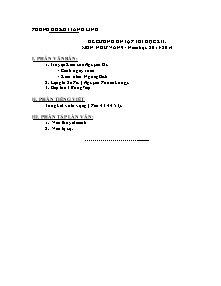 Đề cương thi học kì I Ngữ văn Lớp 8 - Năm học 2013-2014 - Phòng GD&ĐT Tánh Linh