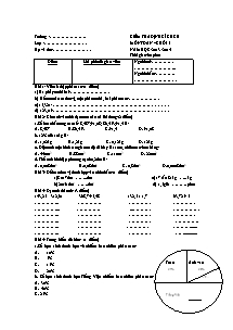 Đề kiểm tra học kì II Toán Lớp 5 - Đề 4 - Năm học 2013-2014