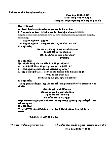 Đề thi học sinh giỏi Tiếng việt, Toán Lớp 5 - Năm học 2008-2009 - Trường Tiểu học Gio Sơn