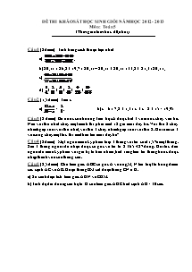Đề thi khảo sát học sinh giỏi Toán Lớp 5 - Năm học 2012-2013
