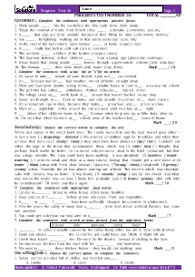 Bài kiểm tra năng lực môn Tiếng Anh Lớp 11 - Bài số 26 - Đỗ Bình